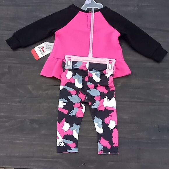 Reebok Little girls active set 12 months - Picture 5 of 6